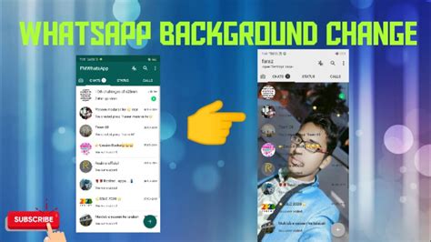 How To Change Whatsapp Background Youtube