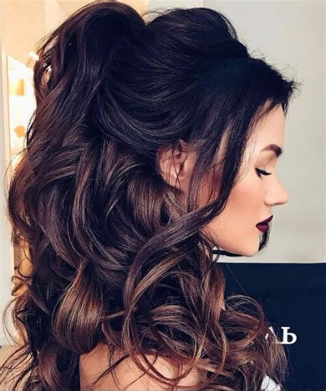 Dress up curled locks by pulling them all to one side and accessorizing with a statement pin or comb. 50 Dreamy Wedding Hairstyles for Long Hair - My New Hairstyles