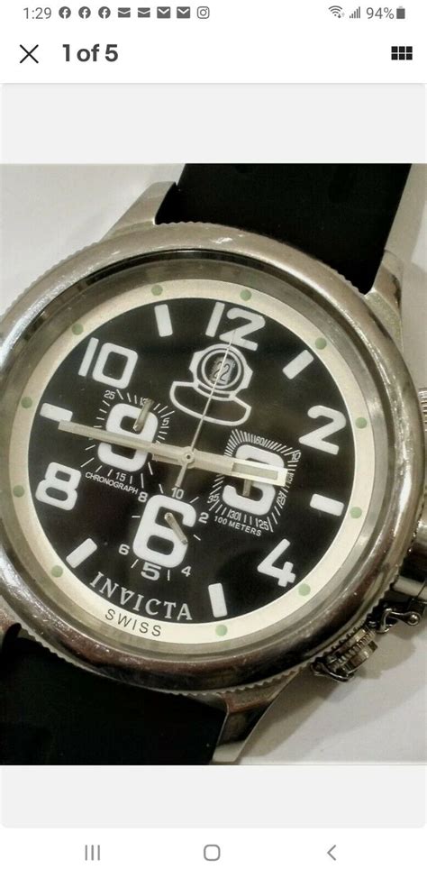 Mens Invicta Model 4578 Signature Collection Chronograph Russian Diver Watch Ebay
