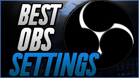 Best OBS Recording Settings 2017 1080p 60 FPS NO LAG YouTube