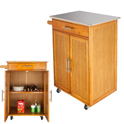 This kitchen cart by mix and match is the perfect addition to your country kitchen. Zimtown Kitchen Island Cart with Drop-Leaf Tabletop,Large ...