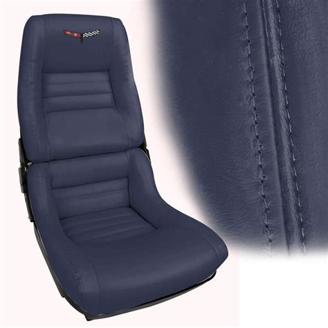 Corvette 1981 100 Leather Seat Cover 4 Bolsters C3 Embroidered