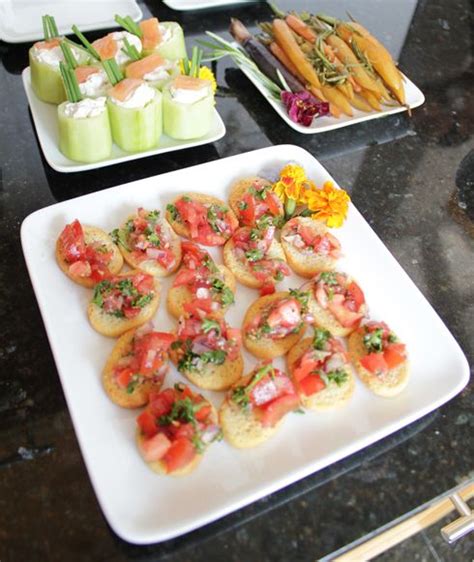 The best rule of thumb for serving finger foods for parties is to prepare three or four appetizers per guest. MadeByGirl: Bits of my Week.. | Graduation food ...