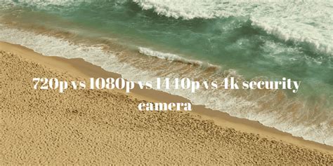 720p Vs 1080p Vs 1440p Vs 4k Security Camera Securities Cameras
