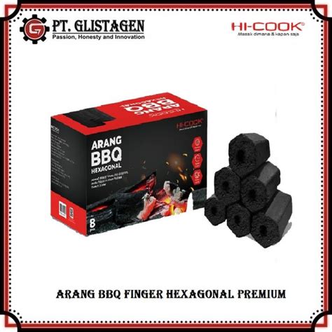 Arang Briket Hexagonal Cube Batok Premium Arang Bbq Lazada Indonesia