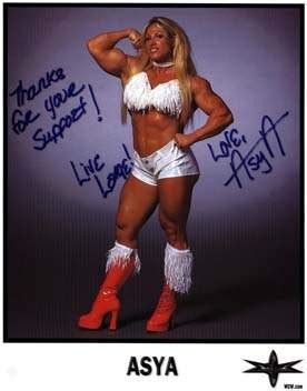Someone Bought This Wcw Asya Signed Promotional Photo Wrestlecrap