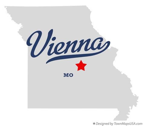 Map Of Vienna Mo Missouri
