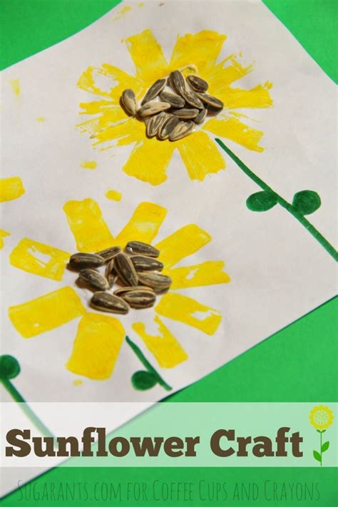 This Sunflower Craft Is Perfect For Summer Kids Will Love To Stamp