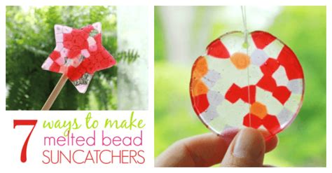 7 Ways To Make Melted Bead Suncatchers From Plastic Pony Beads
