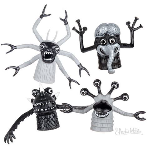 Black And White Finger Monsters Archie Mcphee And Co