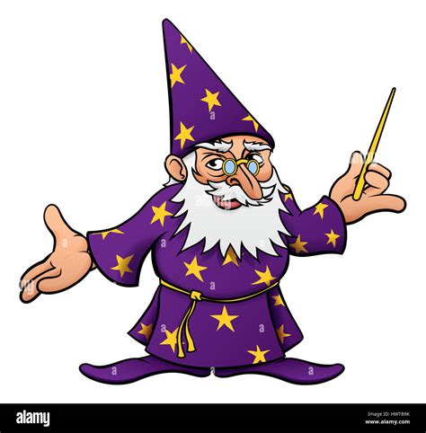 Cartoon Wizard High Resolution Stock Photography And Images Alamy