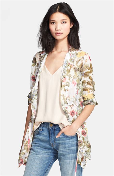 Haute Hippie Chiffon Jacket Nordstrom