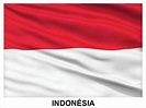 Bandeira Adesiva da Indonésia 7,5 X 10 cm | Elo7
