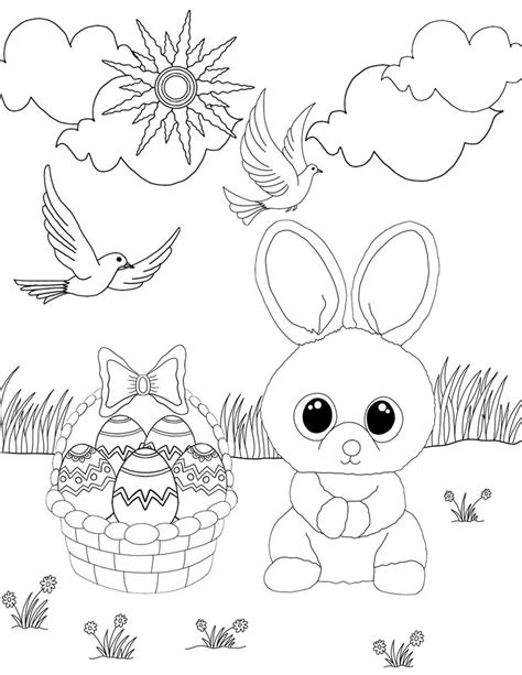 These free pdf ebooks are super easy to download and print. Baby Bunny Coloring Pages Rabbit Colouring Bugs Printable ...