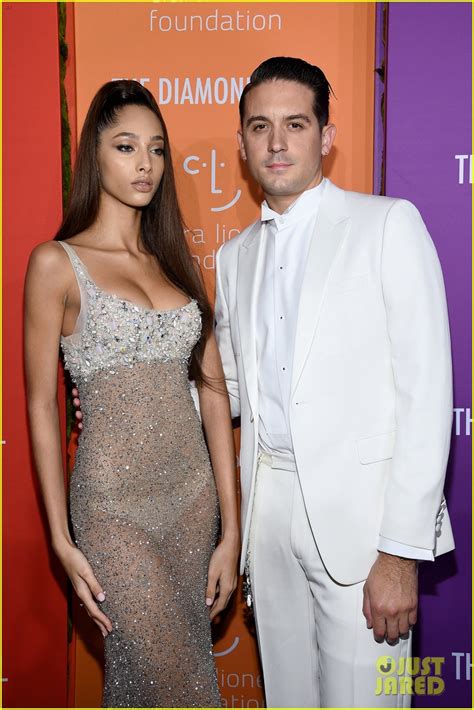 G Eazy And Girlfriend Yasmin Wijnaldum Flaunt Pda On Diamond Ball Red