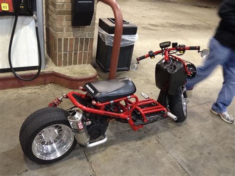 Stretched Ruckus | Custom honda ruckus, Honda ruckus, Honda