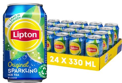 Lipton Ice Tea Sparkling 24 X 330ml Voordeelverpakking
