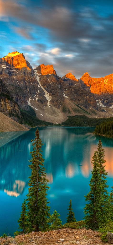 Earth Moraine Lake Id 703155 Mobile Abyss Iphone X Wallpapers Free Download