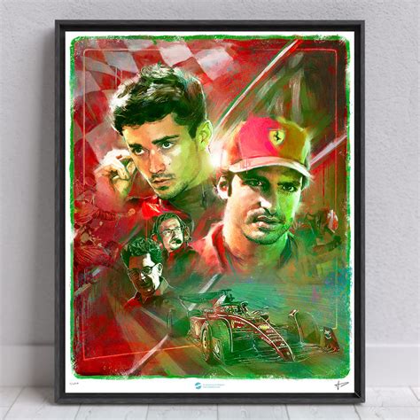 Scuderia Ferrari F1 Poster F1 Prints F1 Art Aj Wellburn Uk