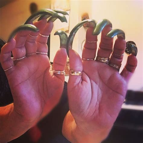 instagram post by doreen galindo nov 11 2018 at 12 27am utc curved nails long fingernails