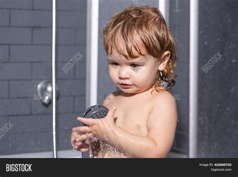 Cute Child Washing Image And Photo Free Trial Bigstock