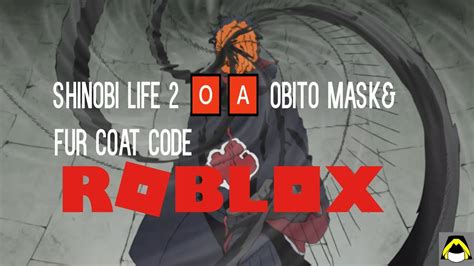 Shinobi life akatsuki hat, obito mask, goggles, fur coat shinobi life code update! Shinobi life 2🅾️🅰️|Obito mask&fur coat code - YouTube
