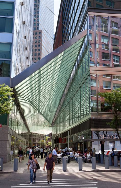 Architectural Canopy Shines In Battery Park City The New York Times