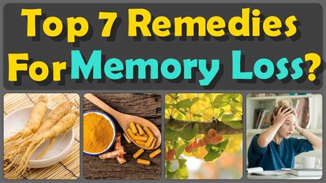 7 Remedies For Memory Loss And Top 7 Foods That Boost Your Memory Youtube