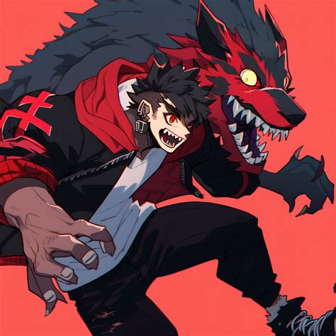 Anime Werewolf Boy By Punkerlazar On Deviantart