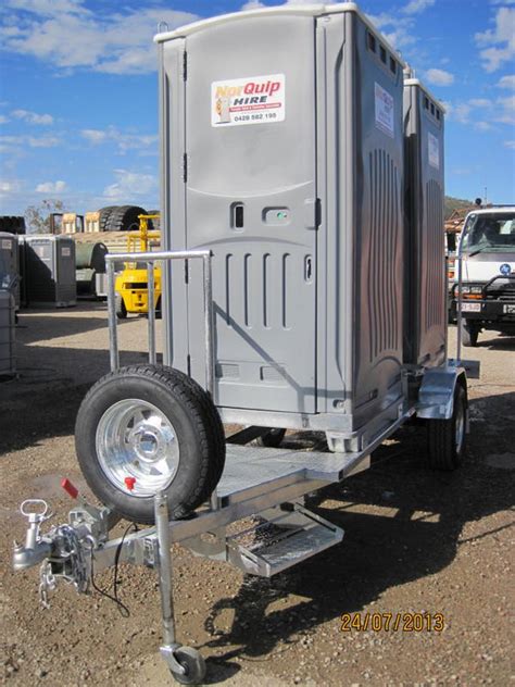 Tow Yourself Shower Trailer Norquip Hire Townsville
