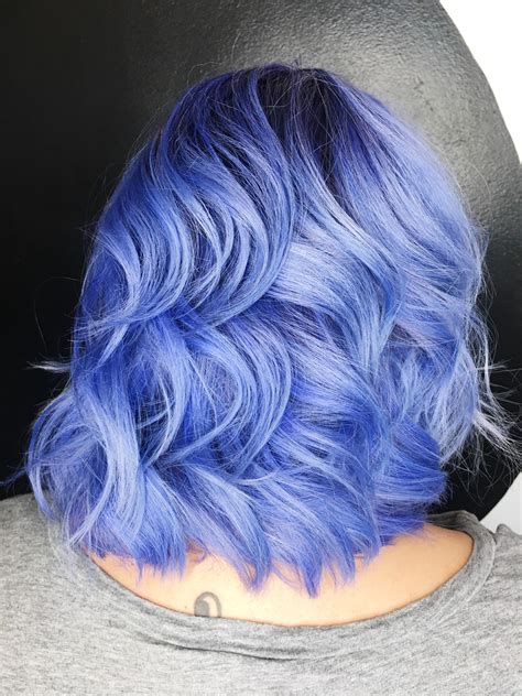 Pretty Periwinkle Hair I Did For A Client A Couple Of Weeks Ago Im