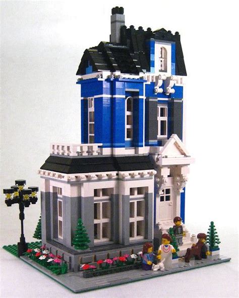 Sky Victorian Modular House Lego Creations Lego Design Lego