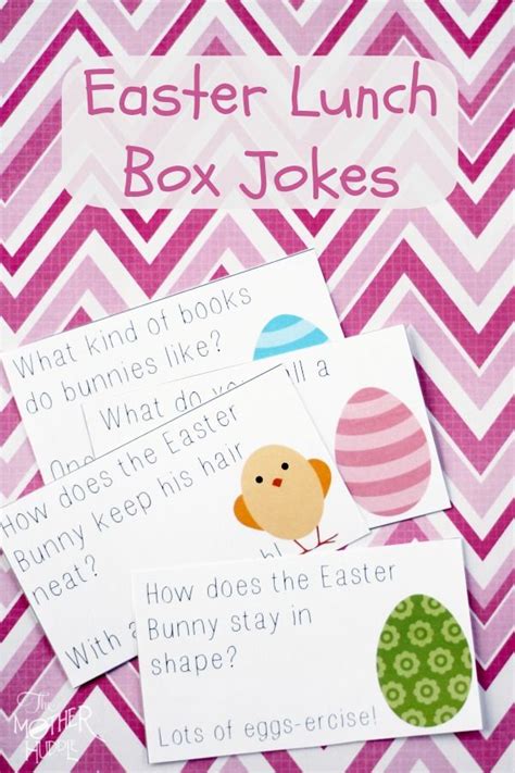 Free Printable Easter Lunch Box Jokes Easter Crafts Diy Spring