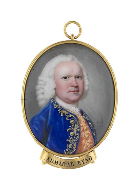The Hon John Byng 1707 57 Admiral Of The Blue Royal Museums