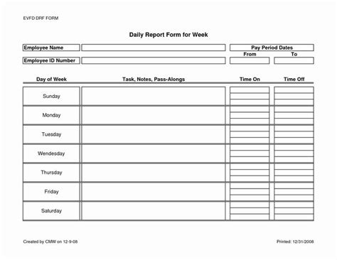 Daily Production Report Template Excel Inspirational Production Report