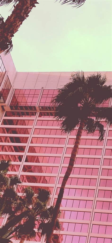 Download Hot Pink Aesthetic Building Wallpaper
