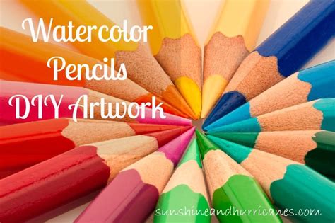 Watercolor Pencils Diy Artwork