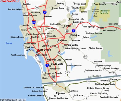 Map Of San Diego County Cities Maping Resources