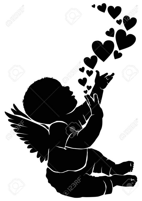 Svg Infant Loss Baby Angel Silhouette 102 Svg Png Eps Dxf In Zip File