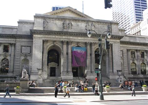 New York Public Library Main Branch Fifth Avenue And 42nd Street