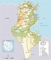Tunisia | Mapas Geográficos da Tunisia - Enciclopédia Global™
