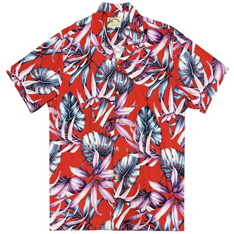Men S Paradise Found Aloha Short Sleeve Hawaiian Camp Shirt Rainforest