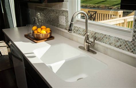 To bring out the natural beauty of granite, marble, and other hard. Corian Countertops Design: Amazing White Corian Countertop ...