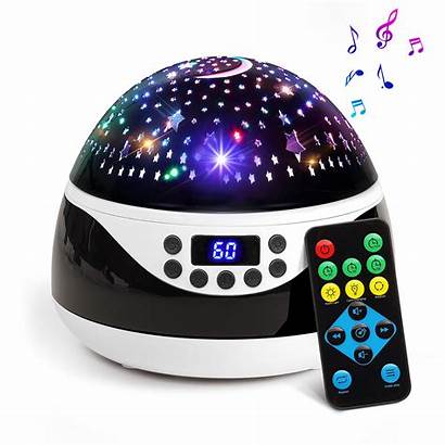 Projector Night Lights Star Rotating Remote Select