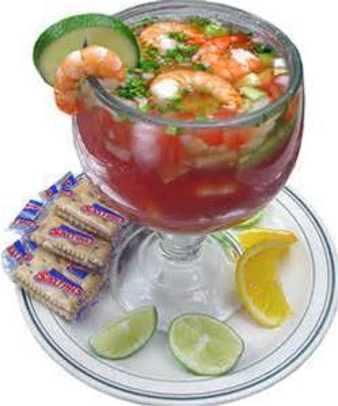 Cóctel De Camarones Recipe Yummy Seafood Food Mexican Food Recipes