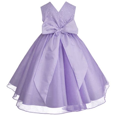 Vestido De Fiesta Para Niña Gerat Color Lila Gerat Infants Boutique