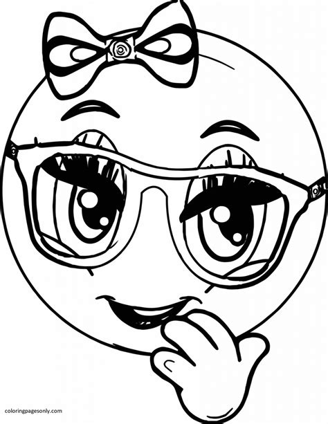 Emoji Coloring Pages Free Printable Coloring Pages