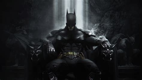 Batman Is Sitting On Throne 4k Hd Batman Wallpapers Hd Wallpapers