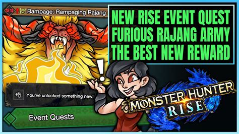 NEW INSANE RISE EVENT QUEST 20 Rajang In ONE Hunt Best New Reward