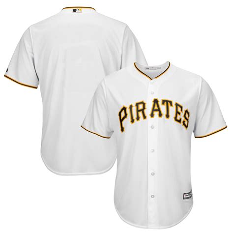The jerseys of the pittsburgh pirates cooperstown collection lend to your nostalgic side. Youth Pittsburgh Pirates Majestic White Home Cool Base Jersey